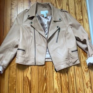 Bar III leather jacket.